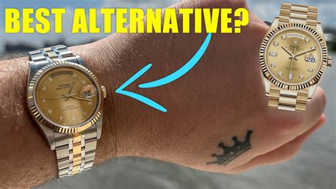 rolex presidential alternative|watches similar to Rolex day date.